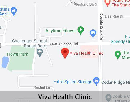 Map image for Primary Care in Round Rock, TX
